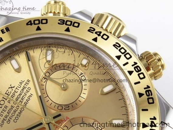 Best YG SS SA4130 1:1 Clean 116503 on Bracelet YG Daytona V2 Edition Dial 0119